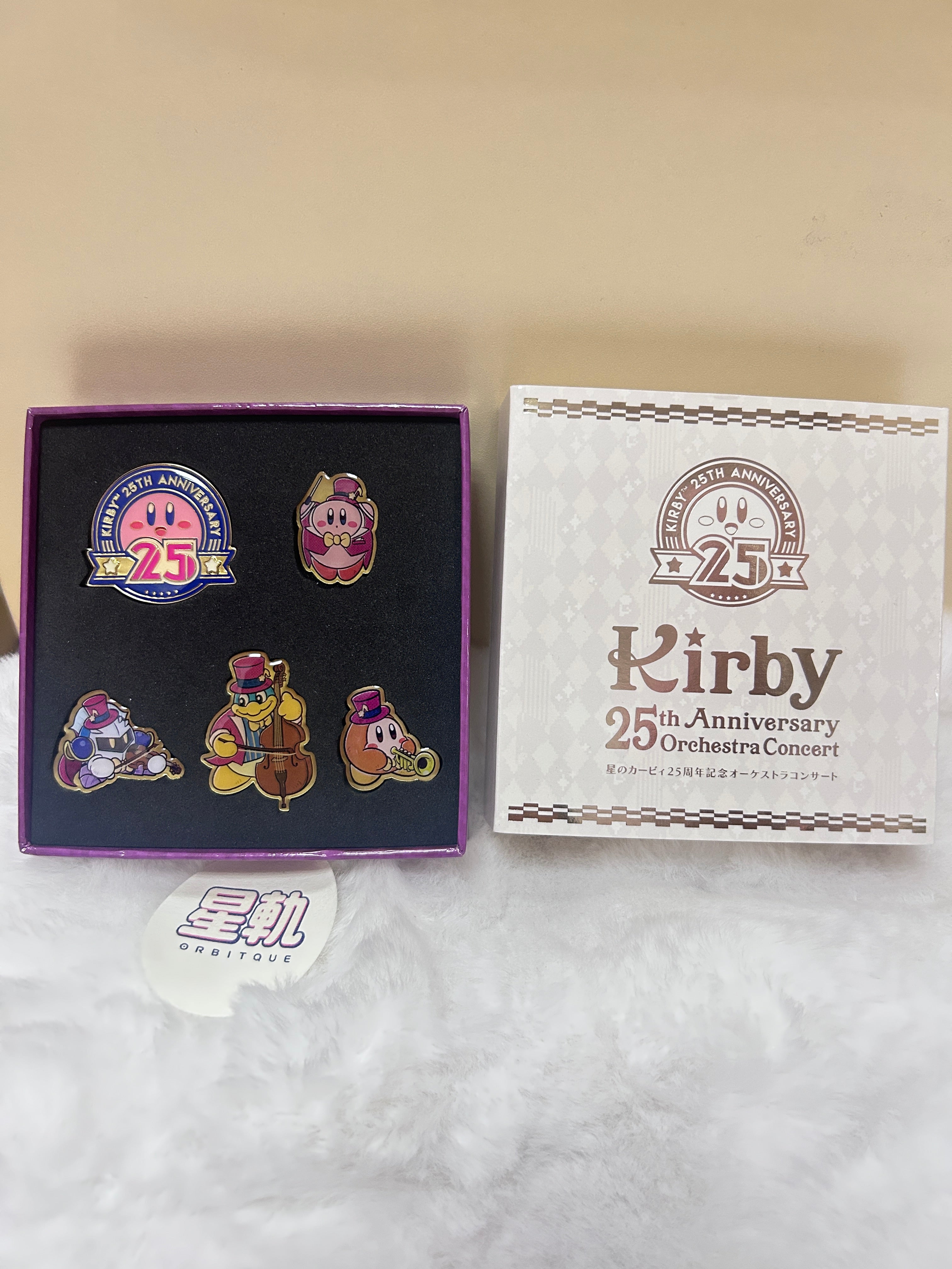 [現貨] 星之卡比25周年絕版襟章一套五個