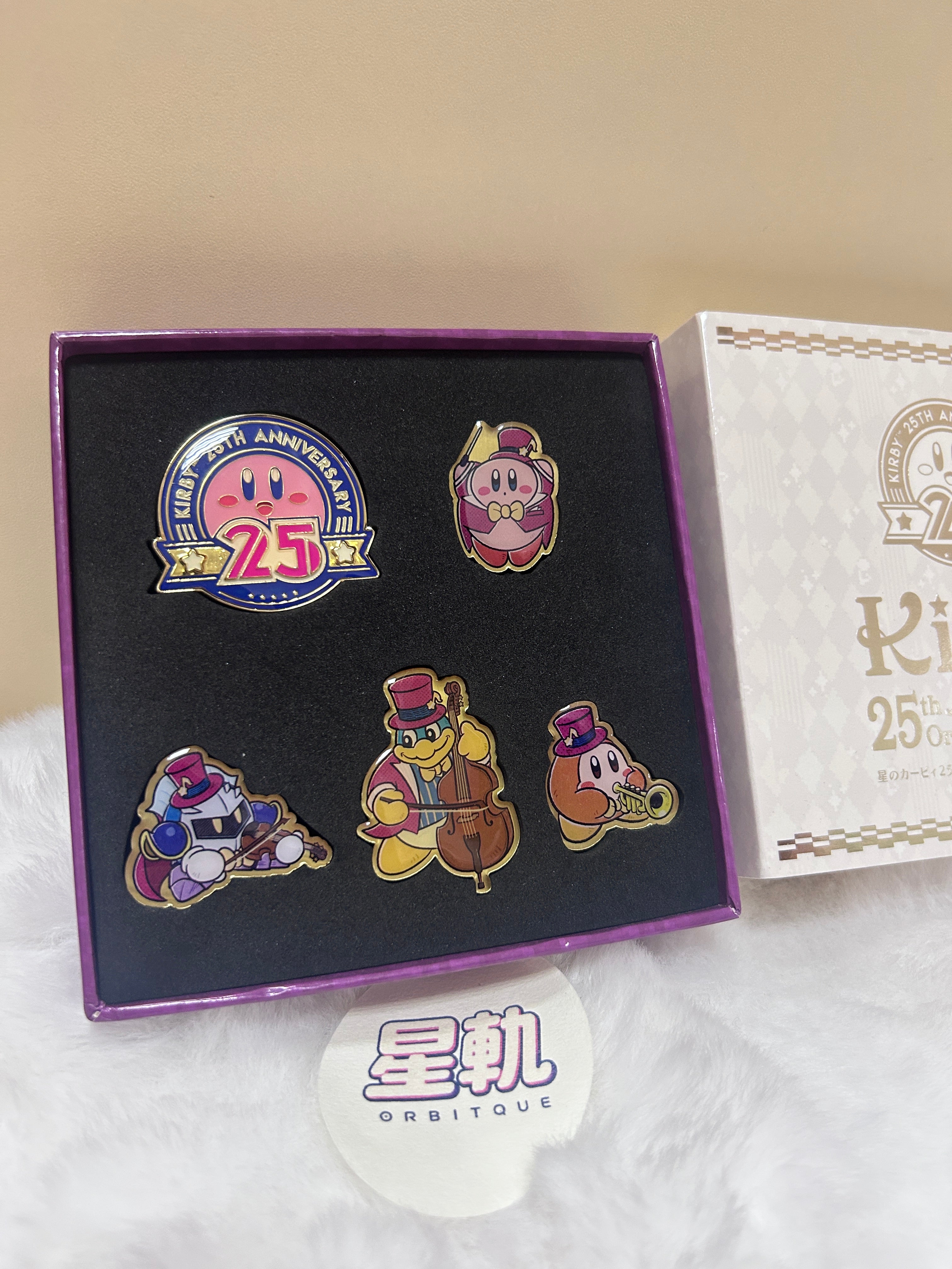 [現貨] 星之卡比25周年絕版襟章一套五個