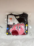 [現貨] 星之卡比小童深灰黑色刺繡T-Shirt (Size: 100)