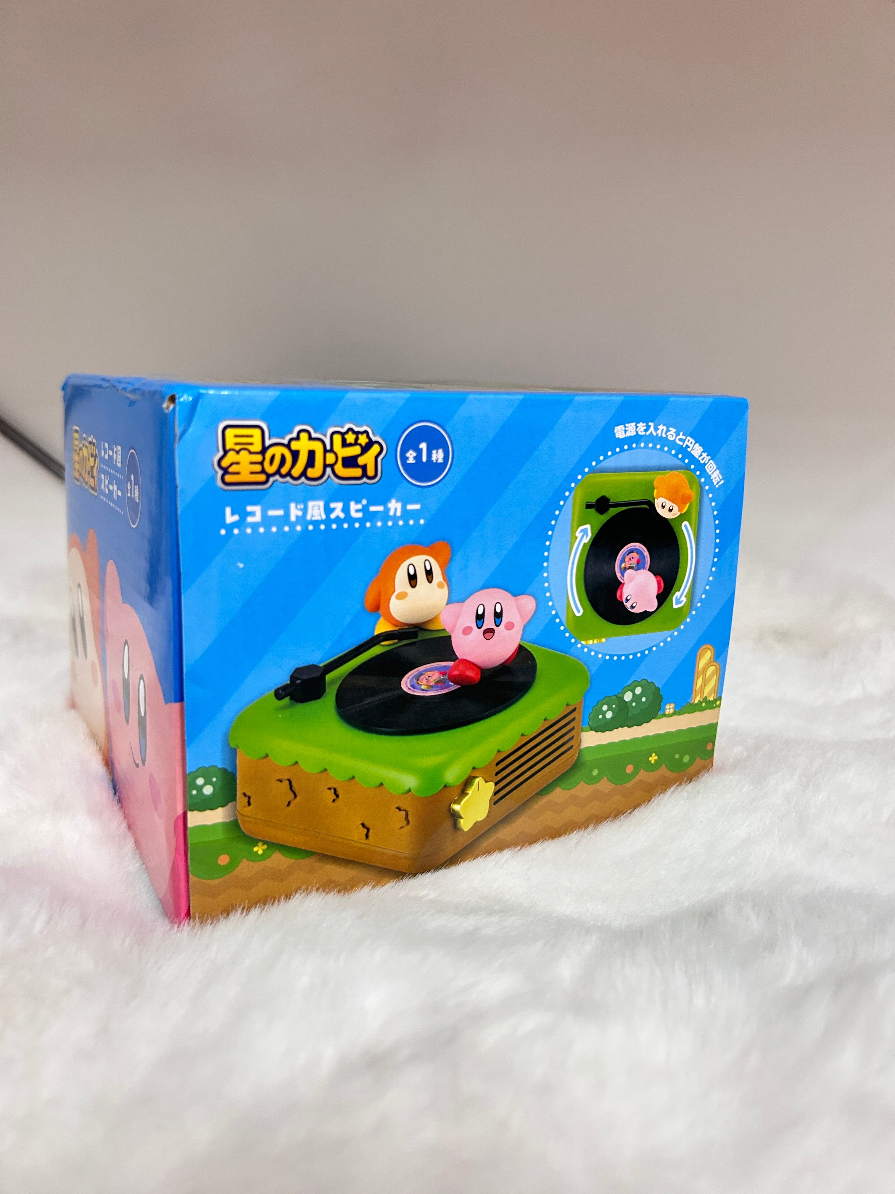 [現貨] 星之卡比黑膠轉動擴音喇叭