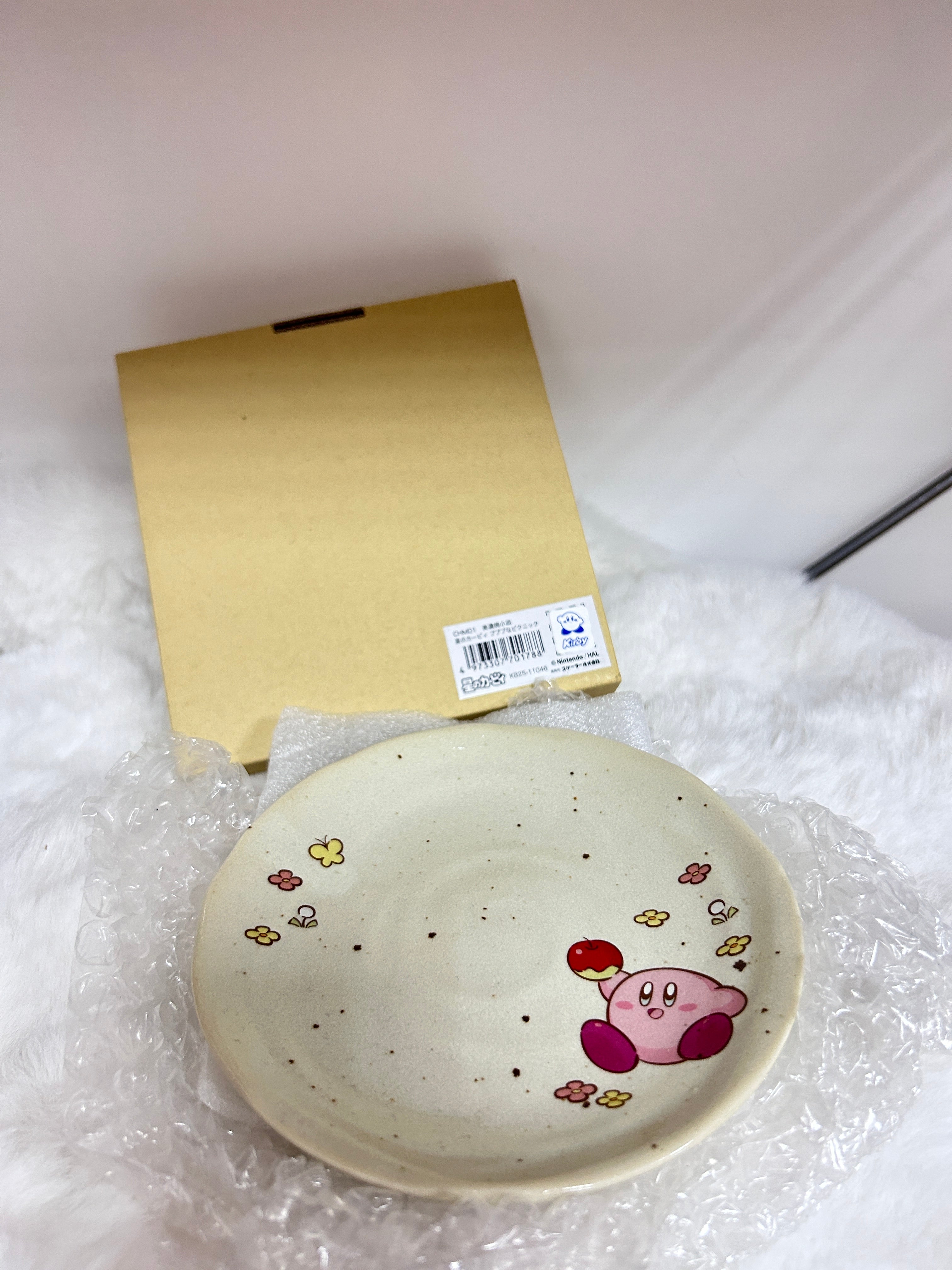 [現貨] 星之卡比美濃燒蘋果卡比陶瓷碟