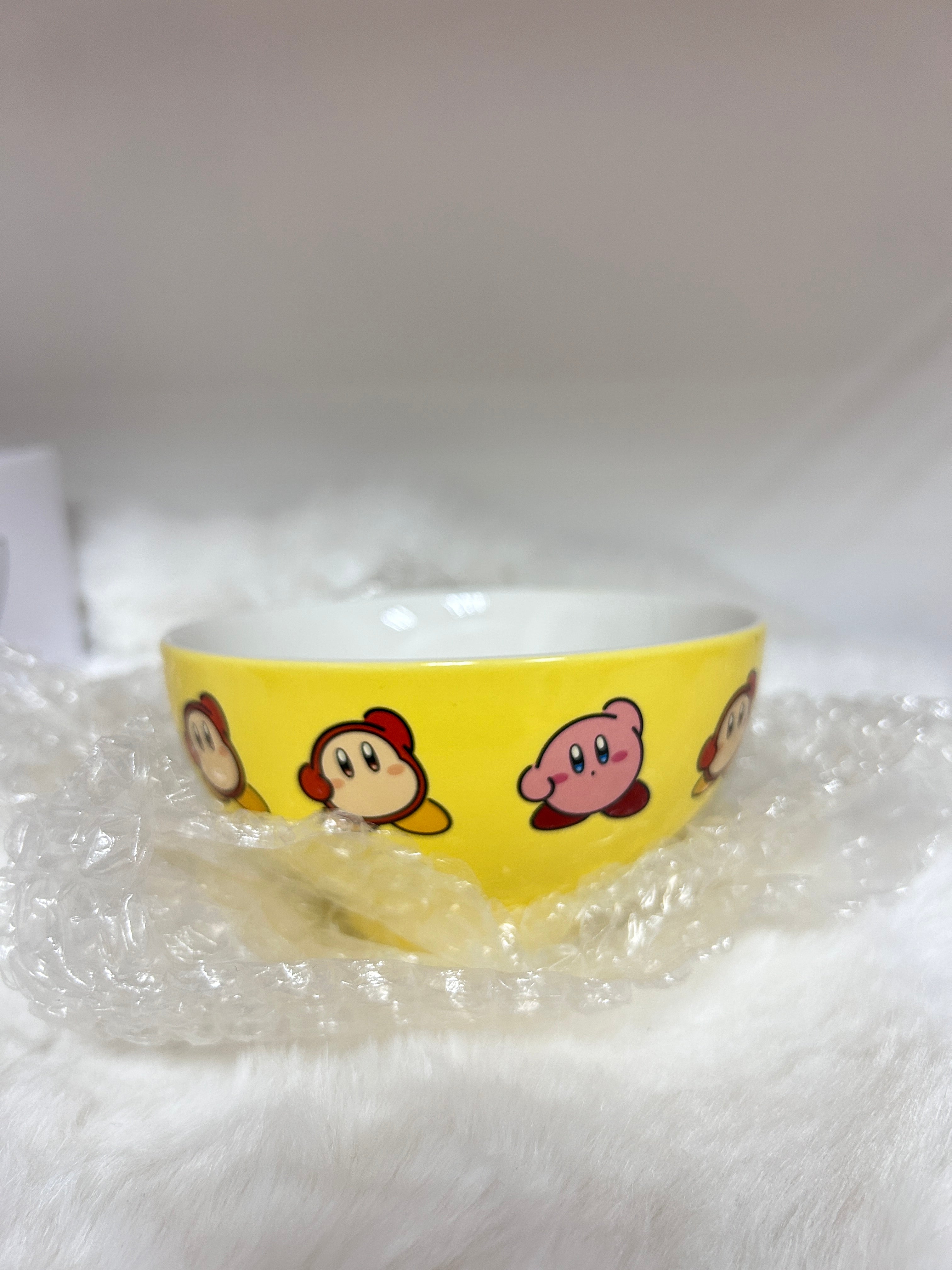 [現貨] 星之卡比Kirby Play with Waddle Dee陶瓷飯碗 (黃色)