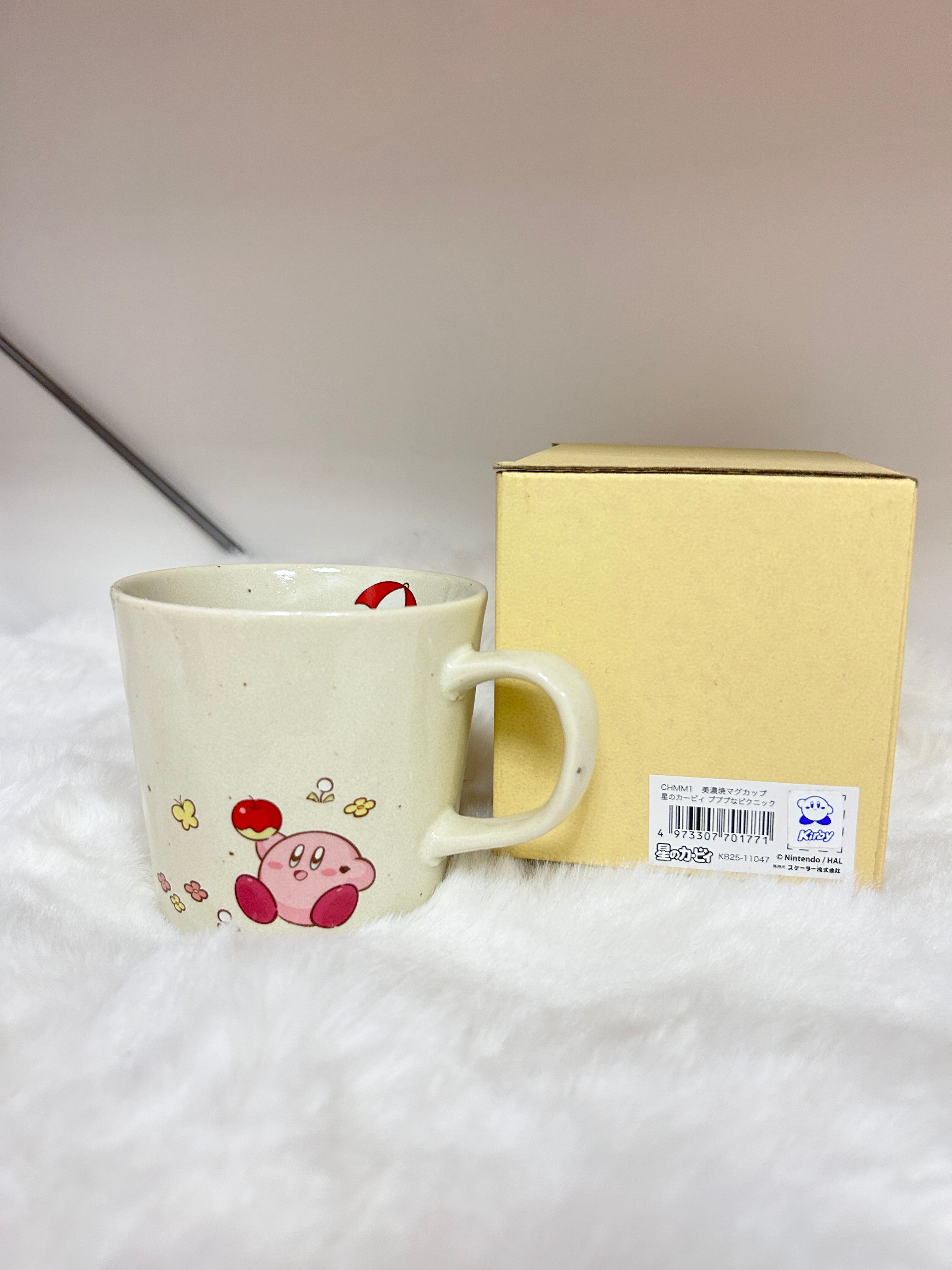 [現貨] 星之卡比美濃燒蘋果卡比陶瓷杯