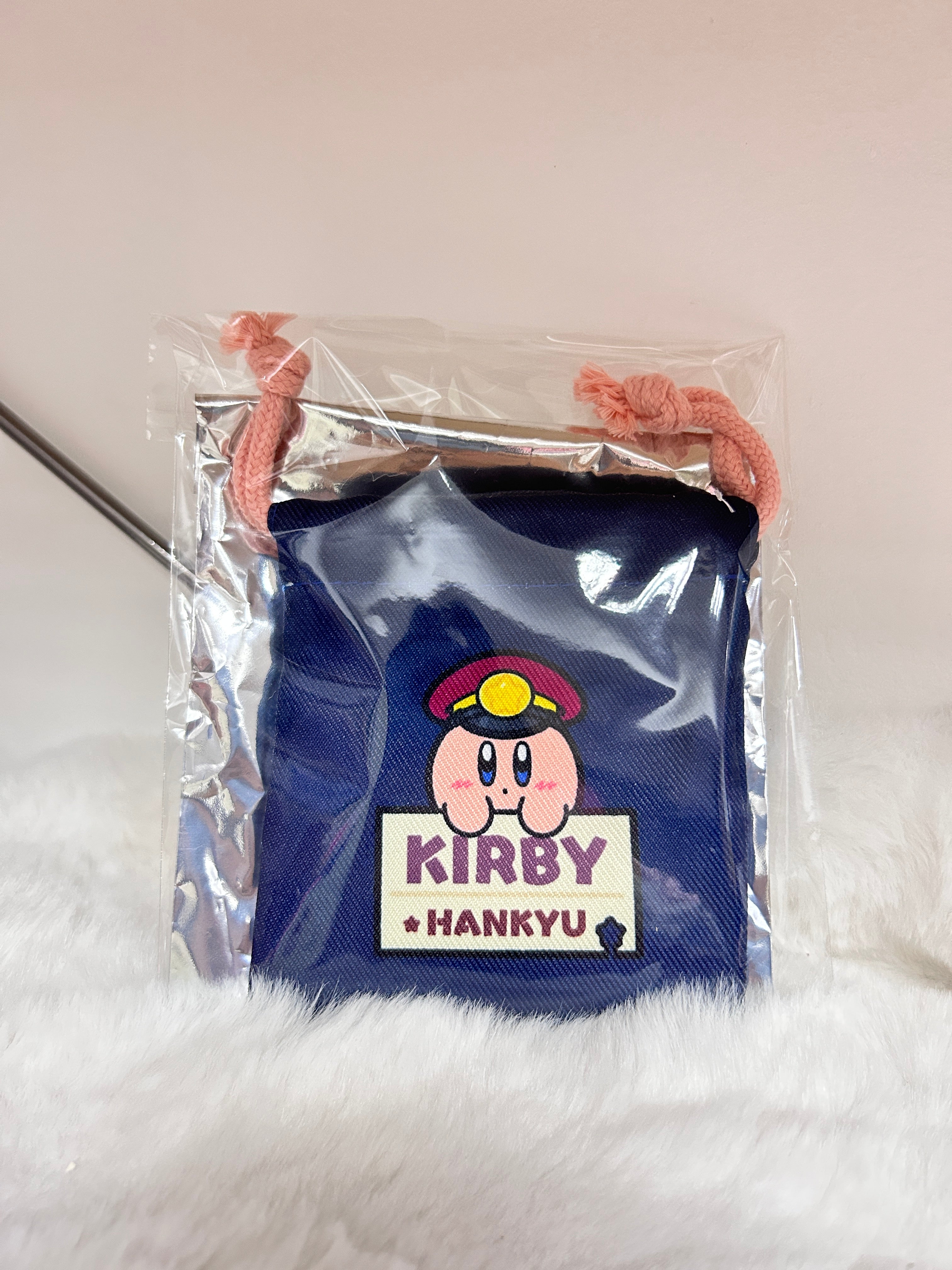 [現貨] 星之卡比阪急卡比小索繩袋 (深藍)