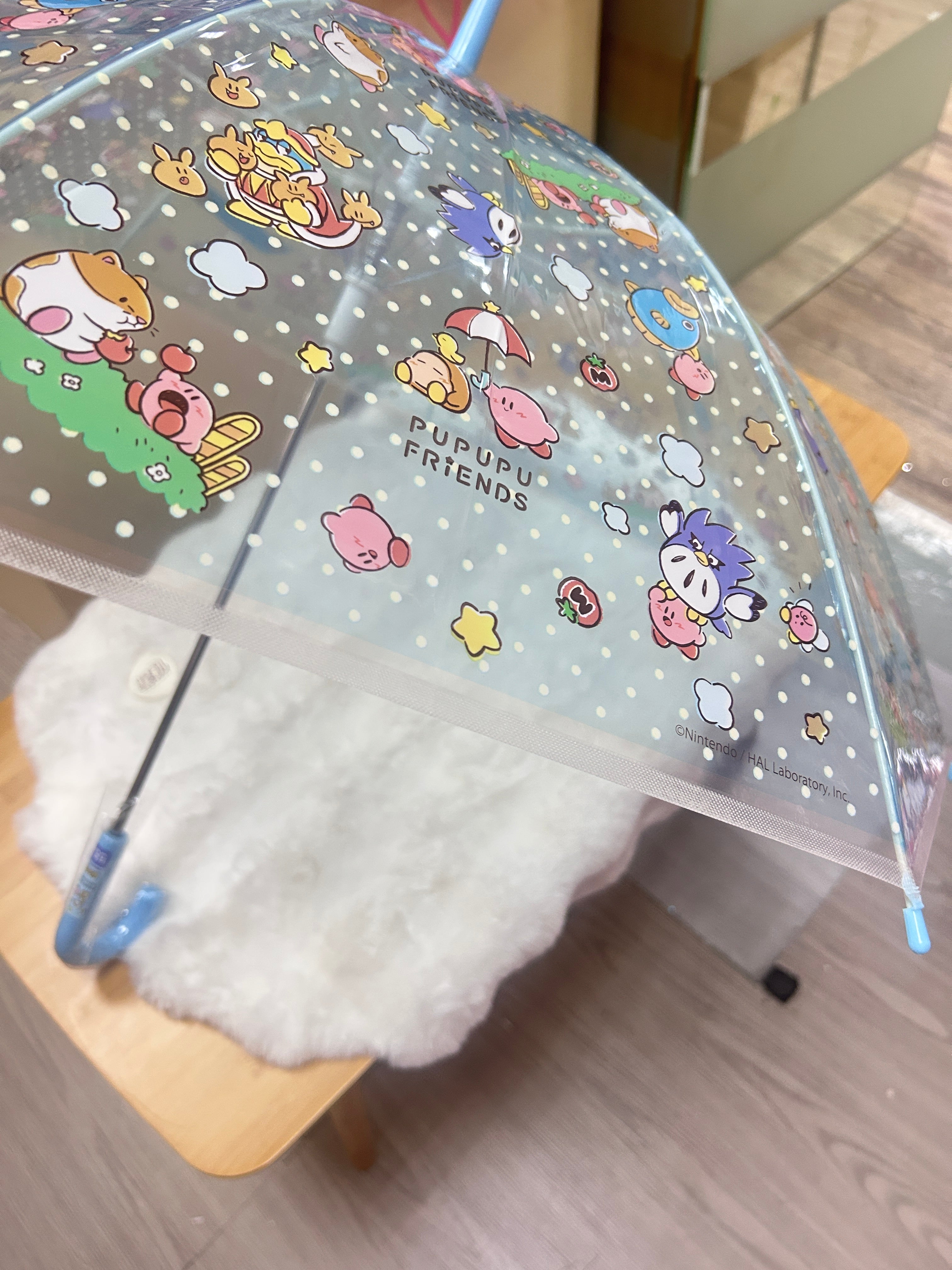 [現貨] 星之卡比成人藍色半透明雨傘