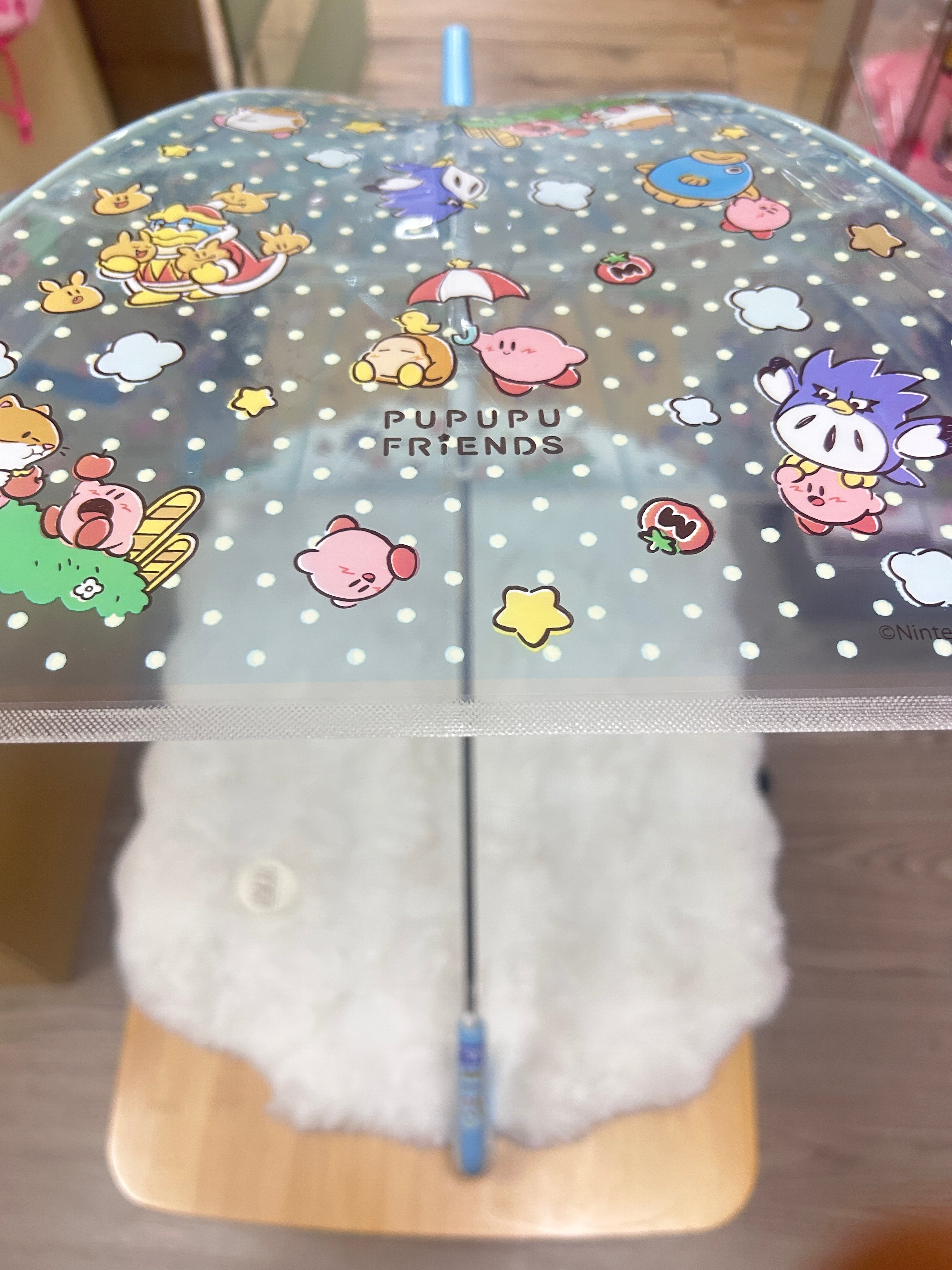 [現貨] 星之卡比成人藍色半透明雨傘