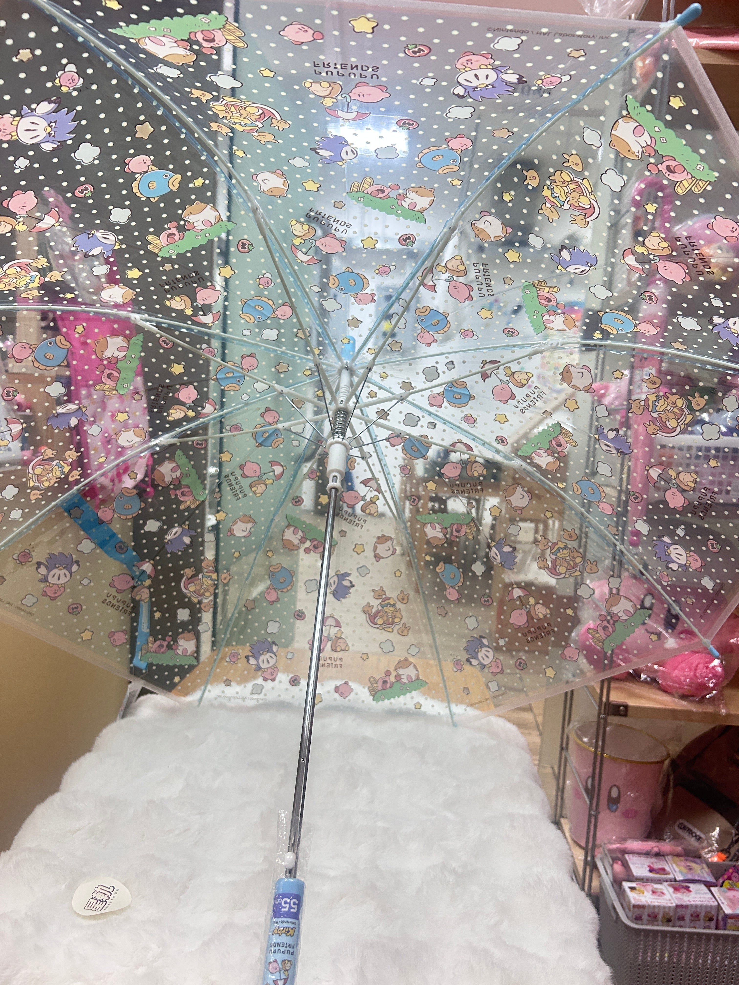 [現貨] 星之卡比成人藍色半透明雨傘
