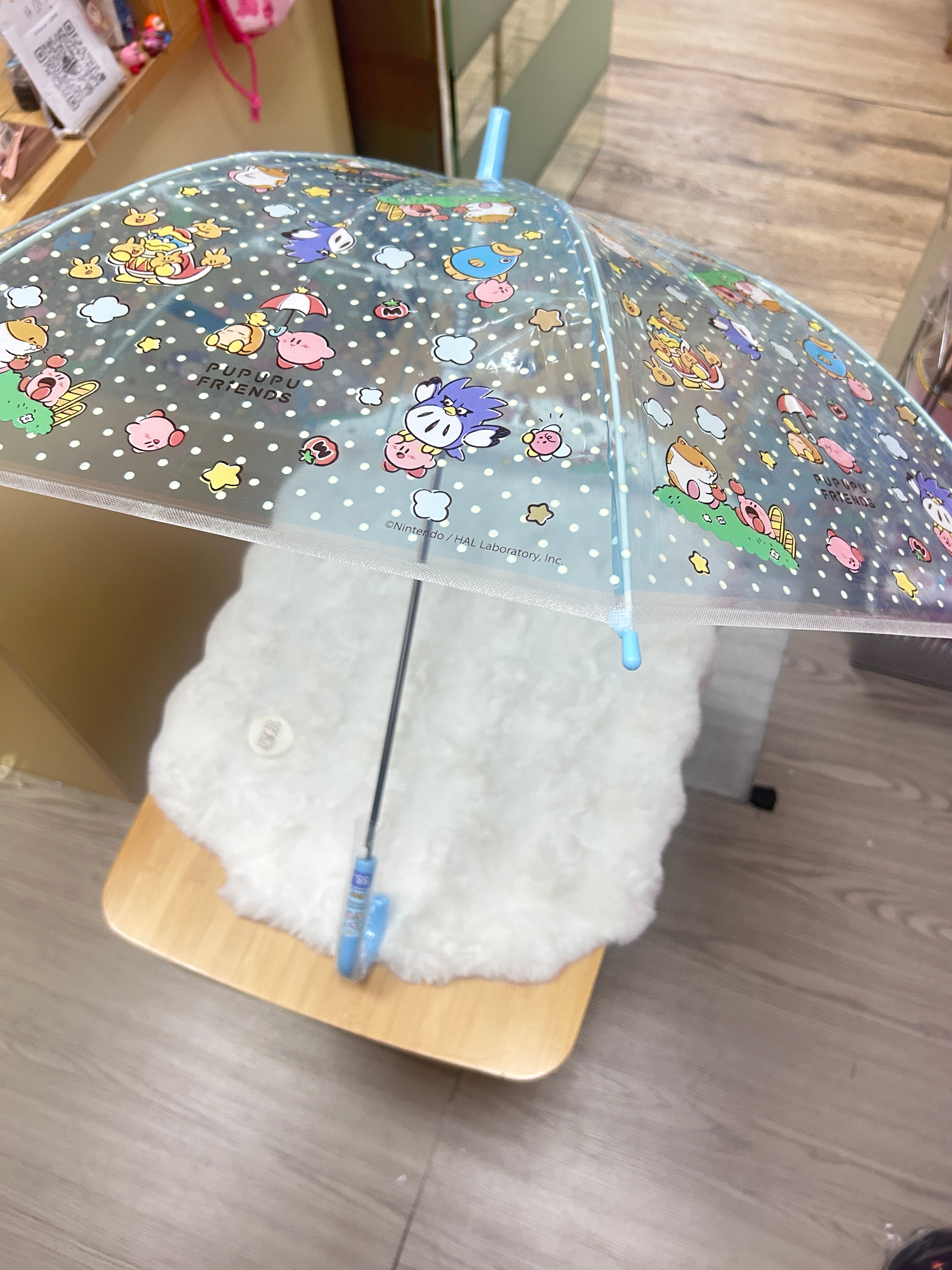 [現貨] 星之卡比成人藍色半透明雨傘