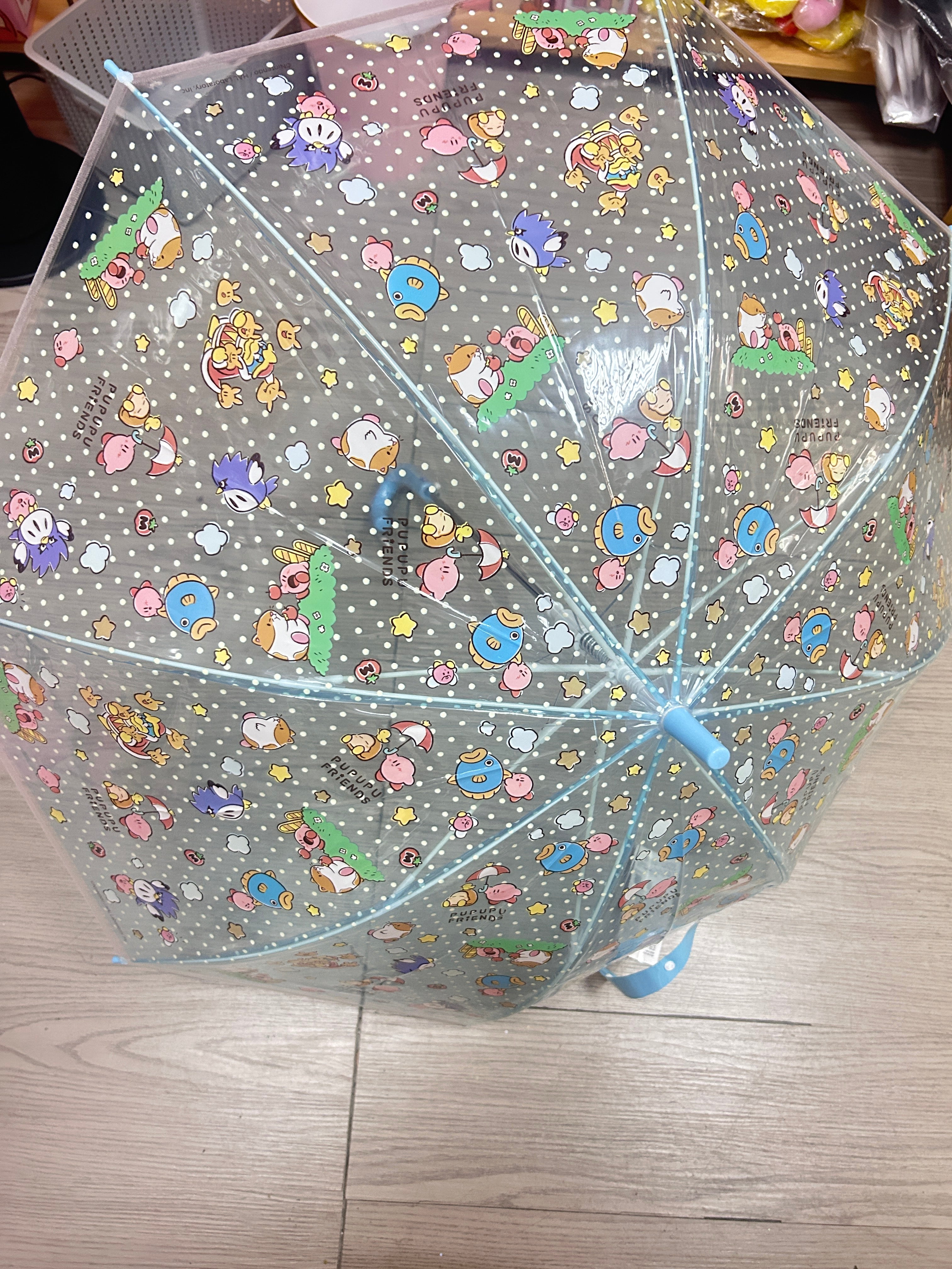 [現貨] 星之卡比成人藍色半透明雨傘