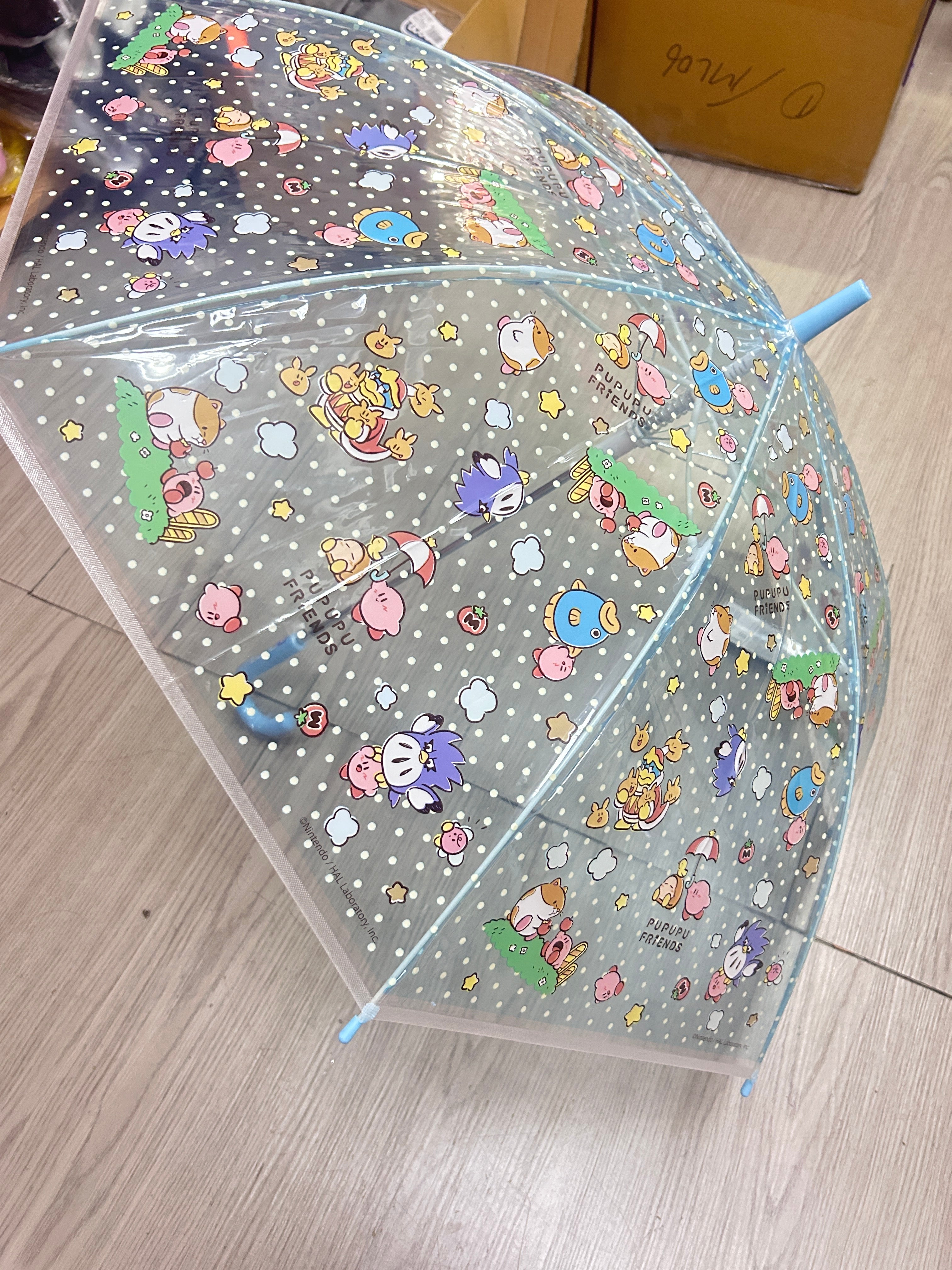 [現貨] 星之卡比成人藍色半透明雨傘