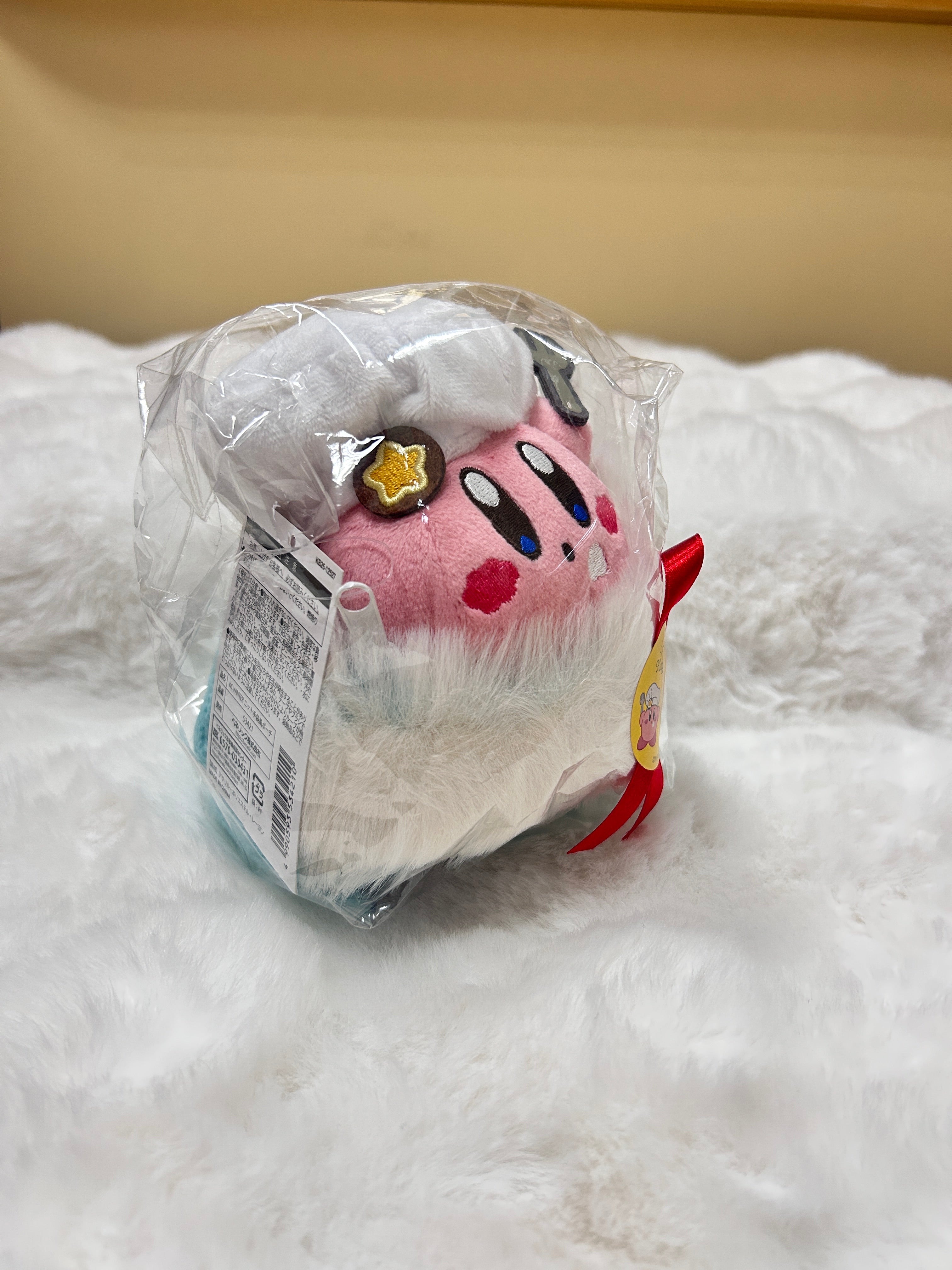 [現貨] 星之卡比Kirby Cafe冬天廚師帽掛飾公仔套裝 (冷帽手袋仔可拆)