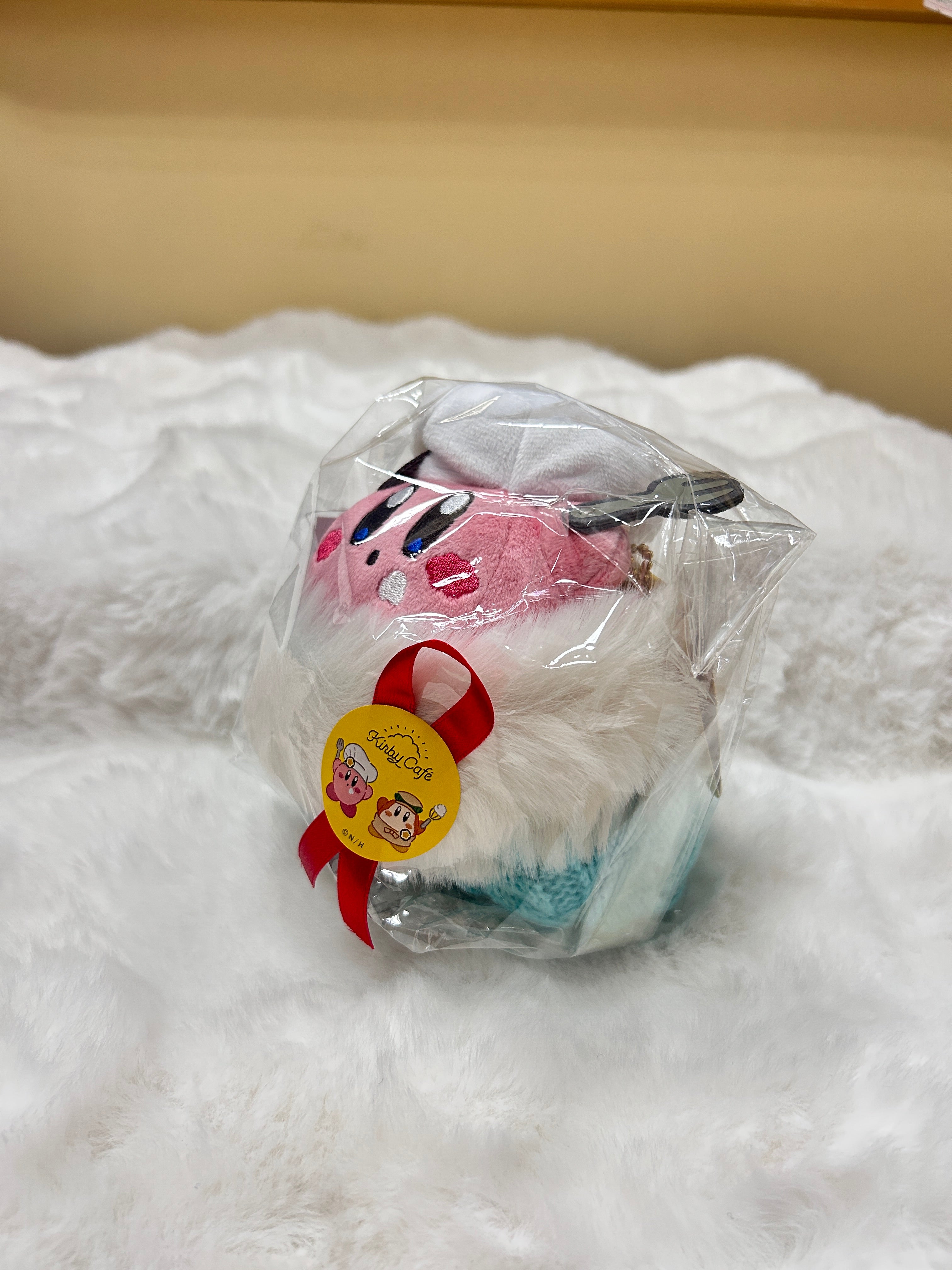 [現貨] 星之卡比Kirby Cafe冬天廚師帽掛飾公仔套裝 (冷帽手袋仔可拆)