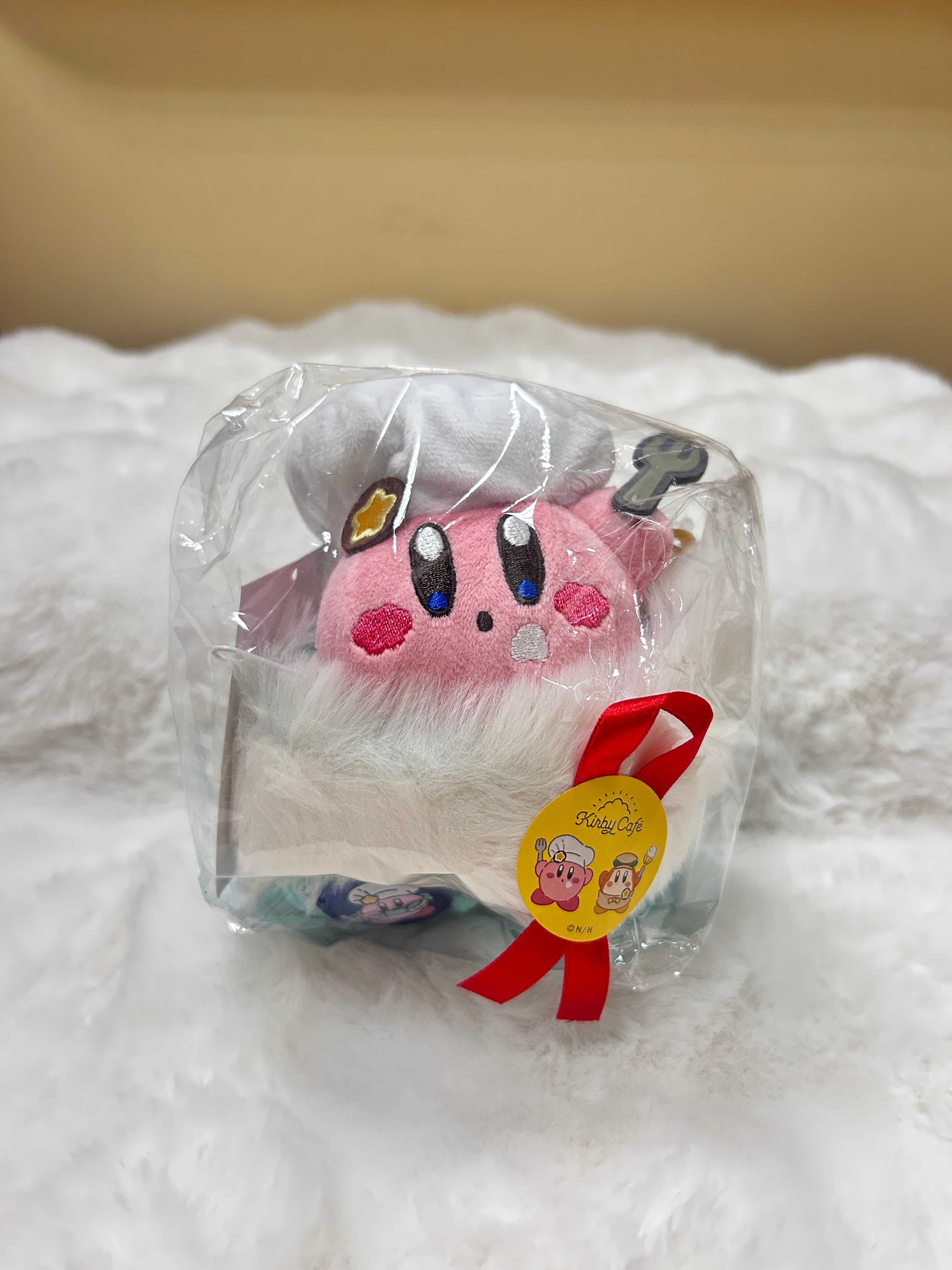 [現貨] 星之卡比Kirby Cafe冬天廚師帽掛飾公仔套裝 (冷帽手袋仔可拆)