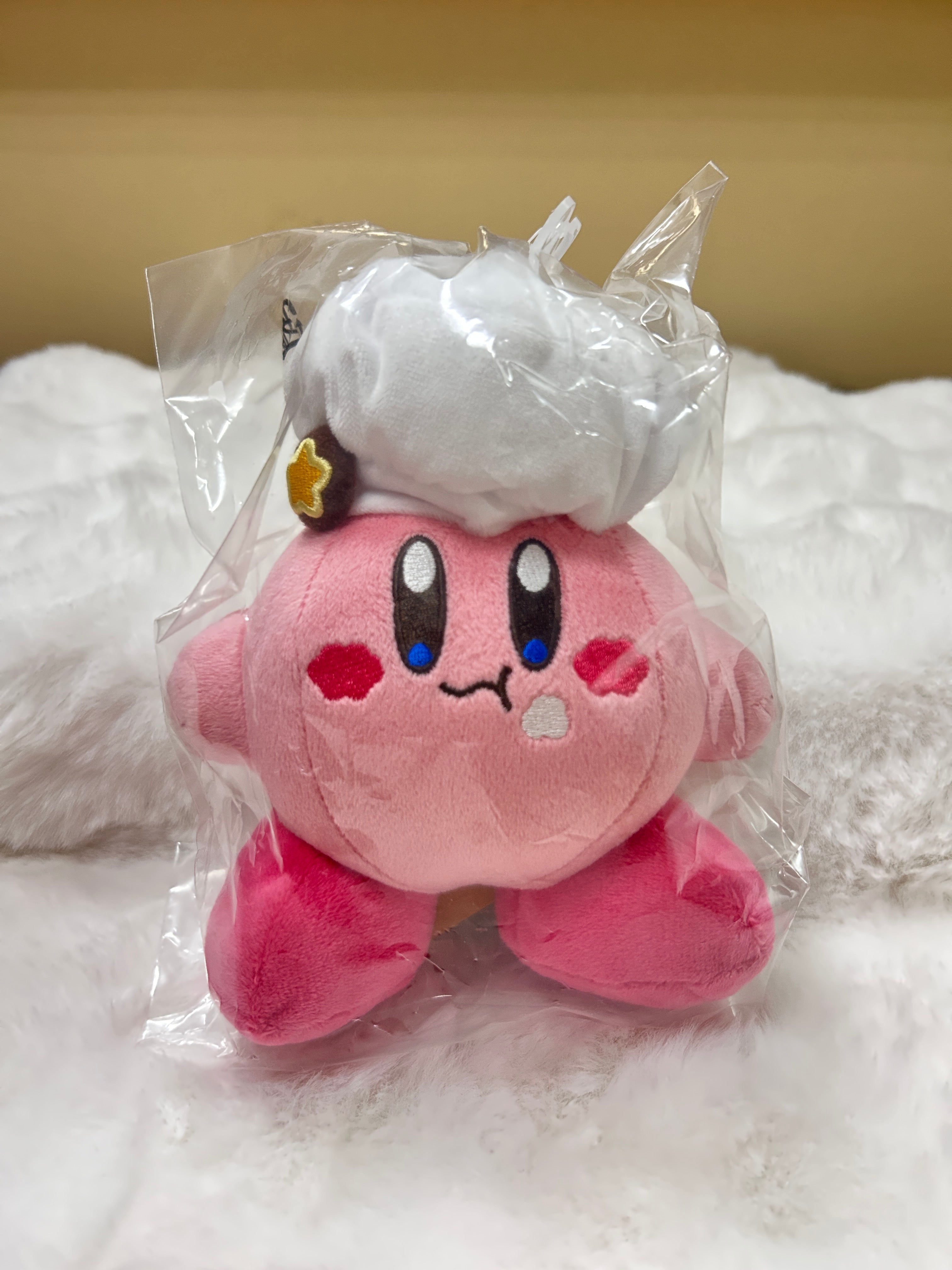 [現貨] 星之卡比KirbyCafe廚師帽卡比擺設公仔 (S)