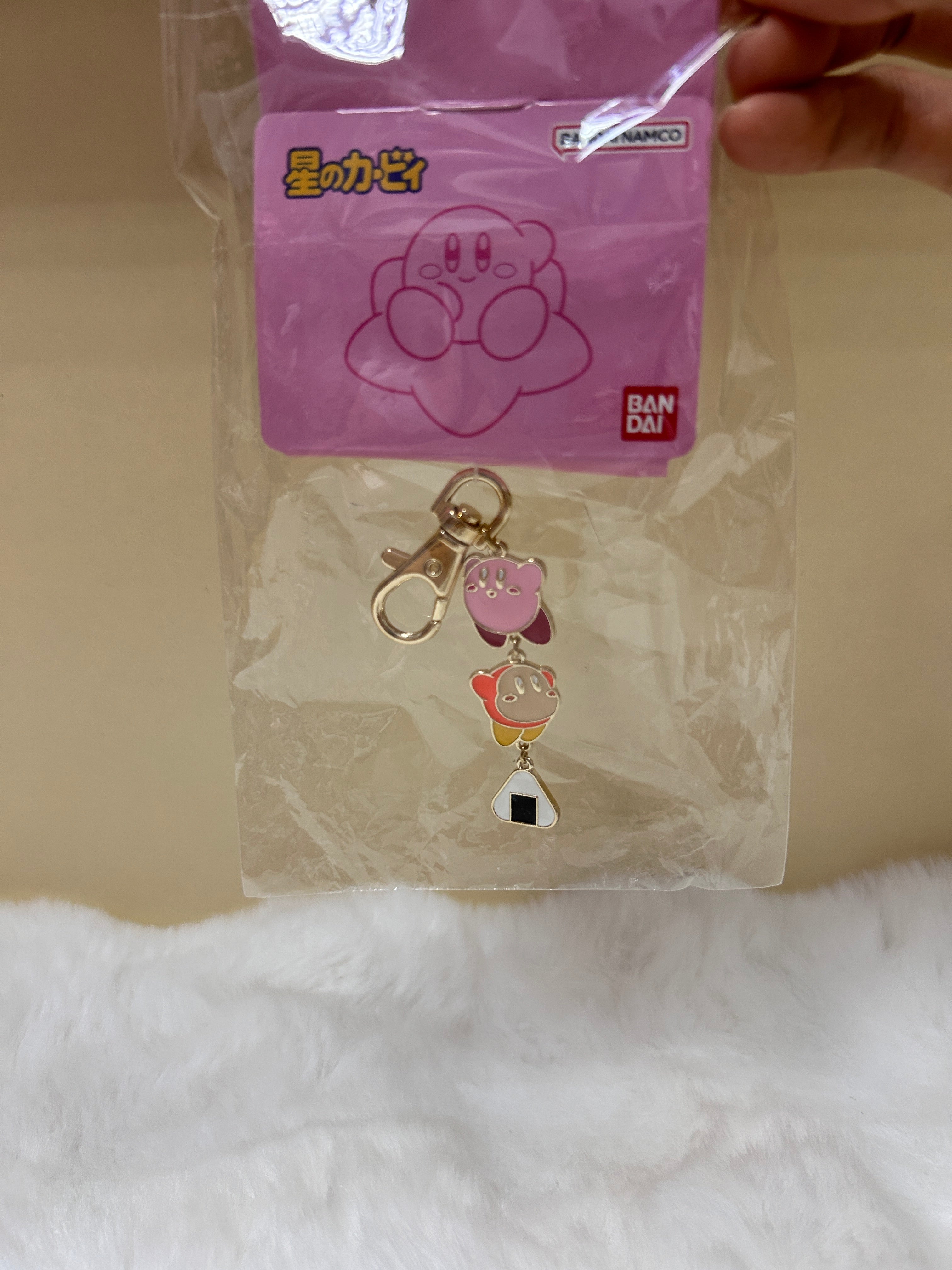 [現貨] 星之卡比卡比豆豆壽司吊飾鎖匙扣