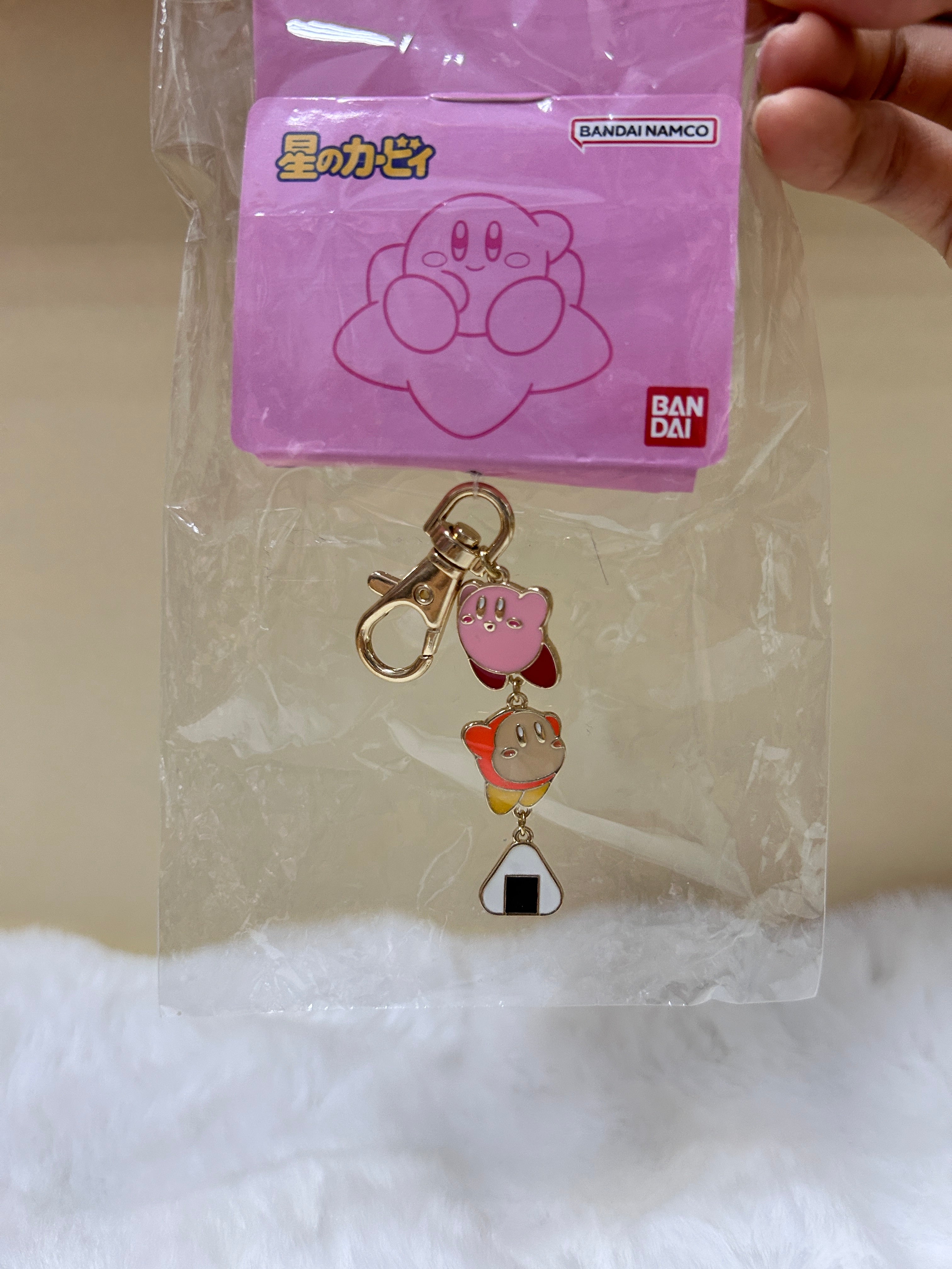 [現貨] 星之卡比卡比豆豆壽司吊飾鎖匙扣