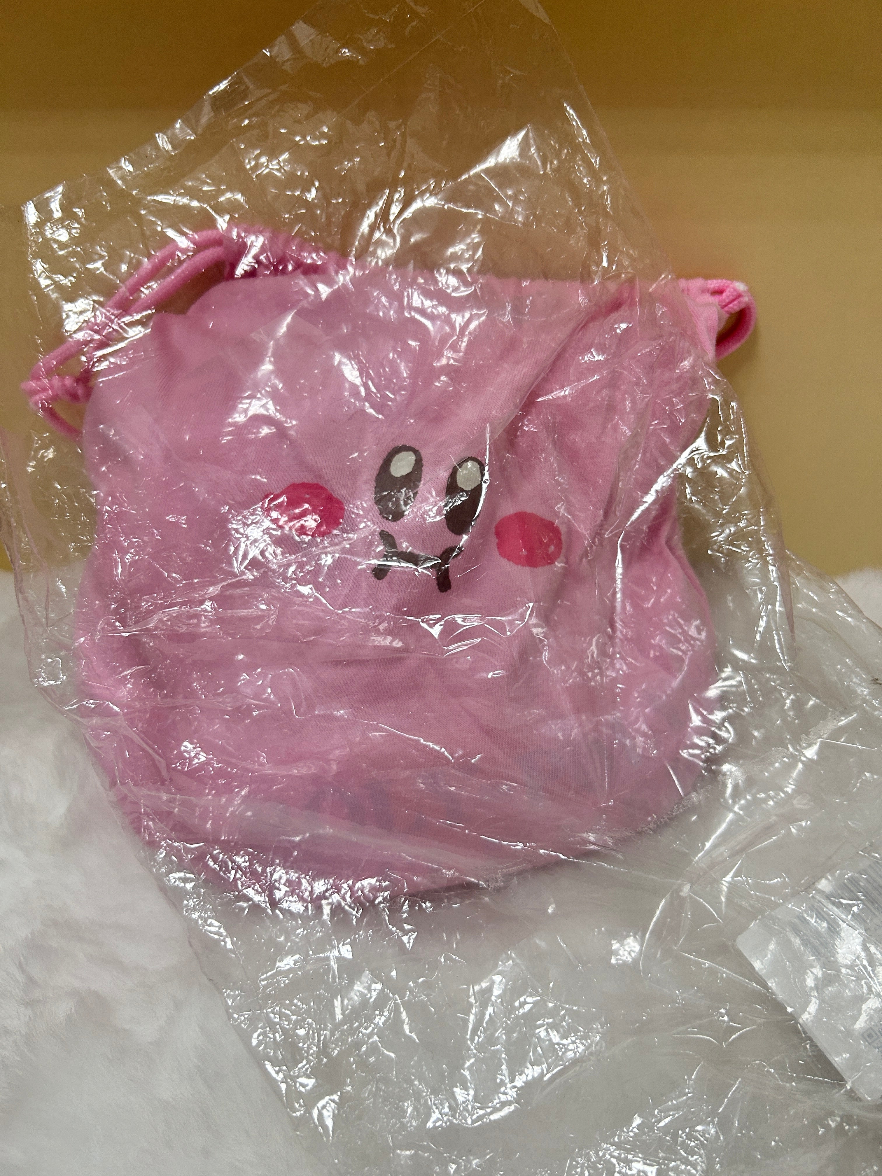 [現貨] 星之卡比睡衣短袖套裝連綿質抽袋