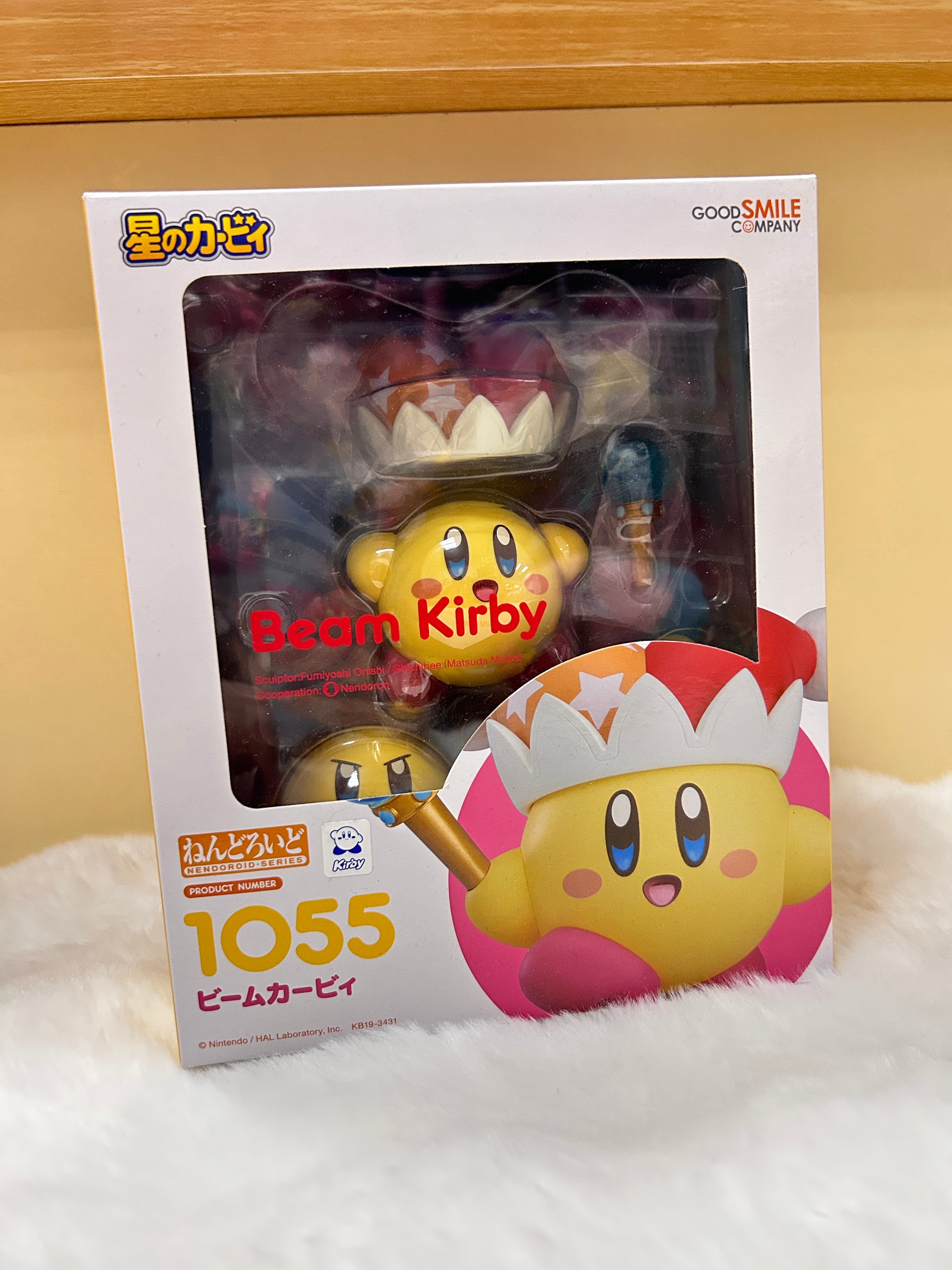 [現貨] 星之卡比Beam Kirby黃色盒1055黏土人