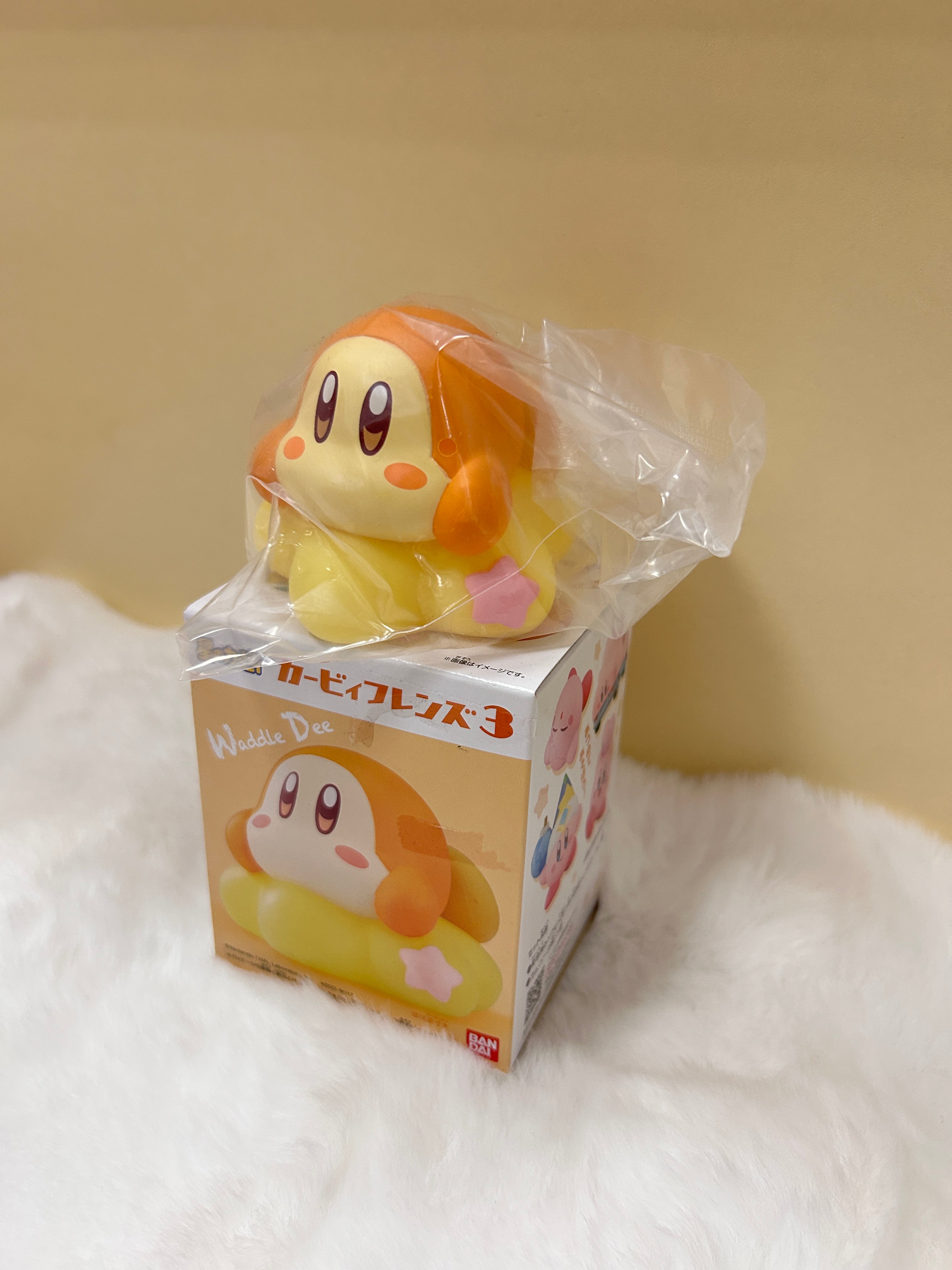 [現貨] 星之卡比Kirby Friends 3 豆豆坐星硬身擺設Figure (盲盒常規款)