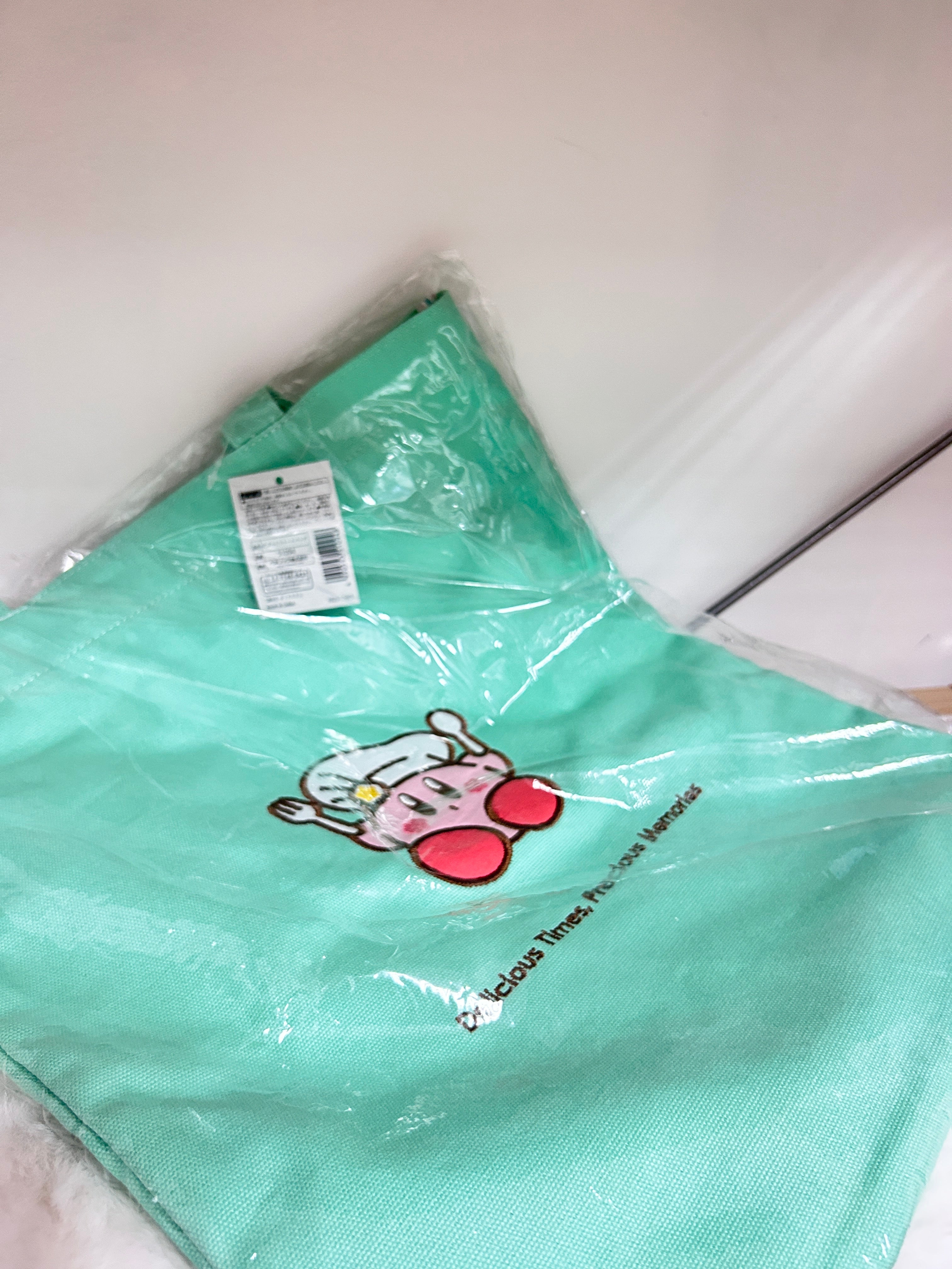 [現貨] 星之卡比kirby cafe湖綠色Tote Bag