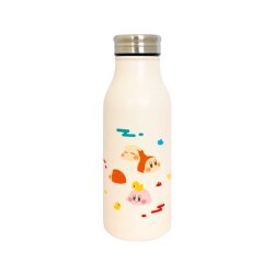 [現貨] 星之卡比溫泉系列不銹鋼水樽 (300ml) - 白色