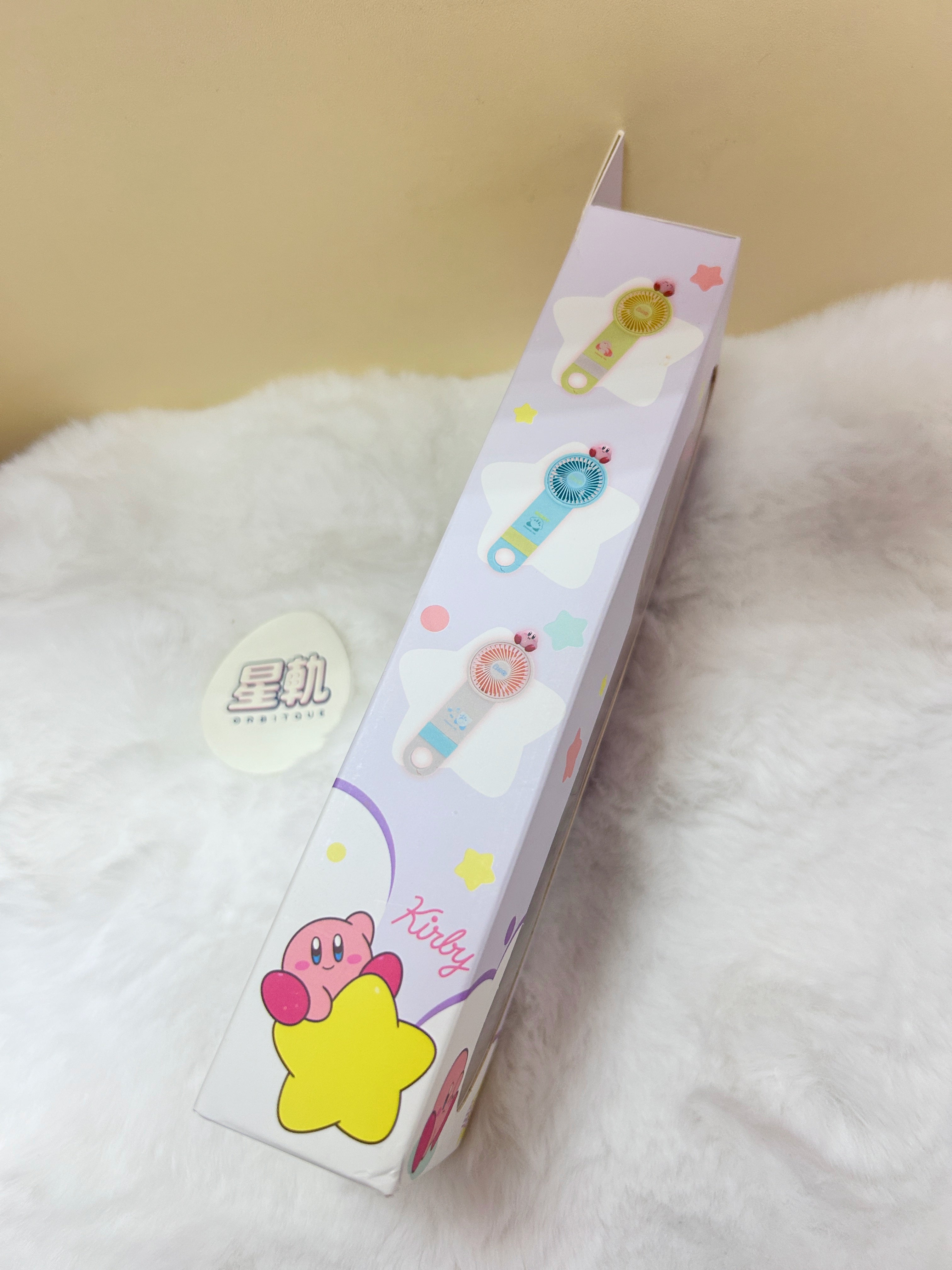 [現貨] 星之卡比粉紅色手提風扇 (有三個風力檔次)