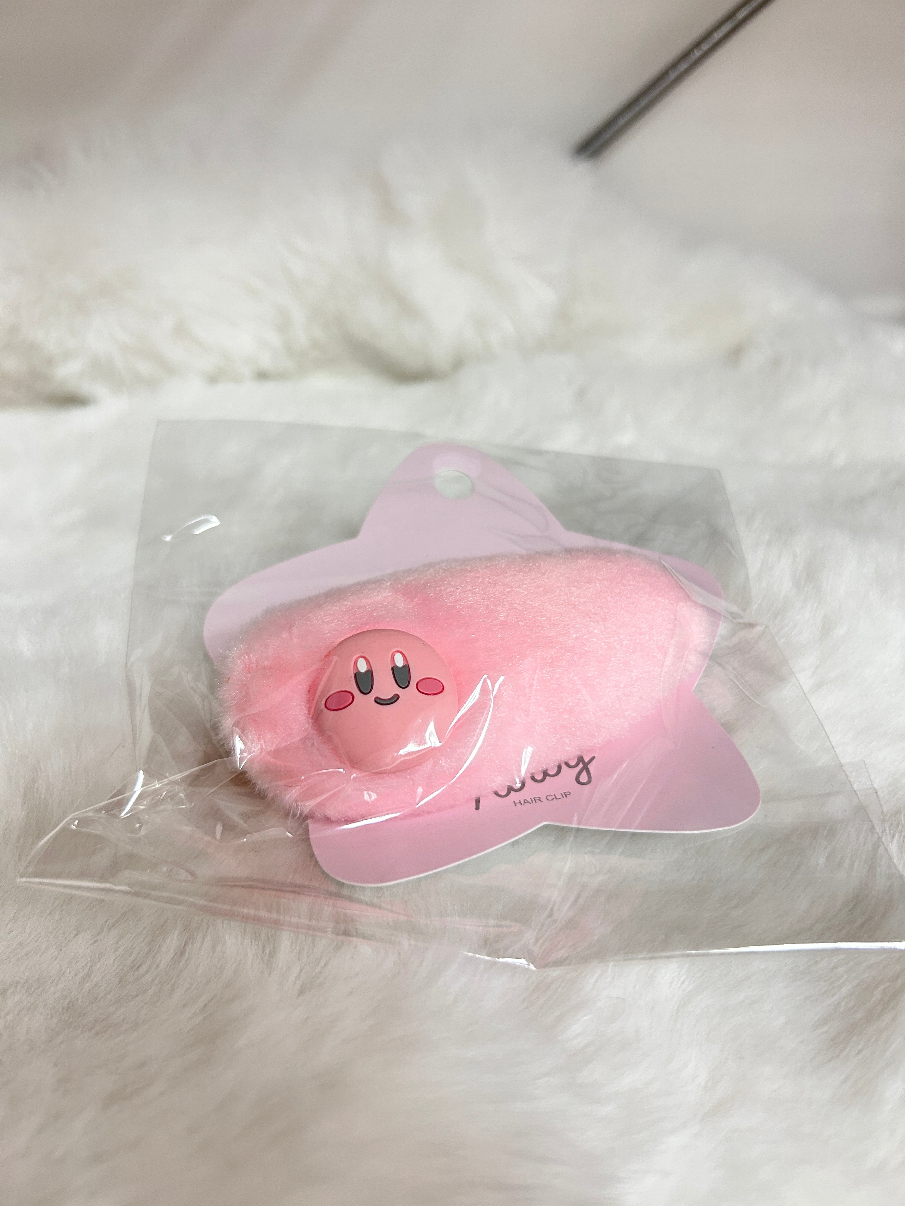 [現貨] 星之卡比妝美堂毛毛發夾
